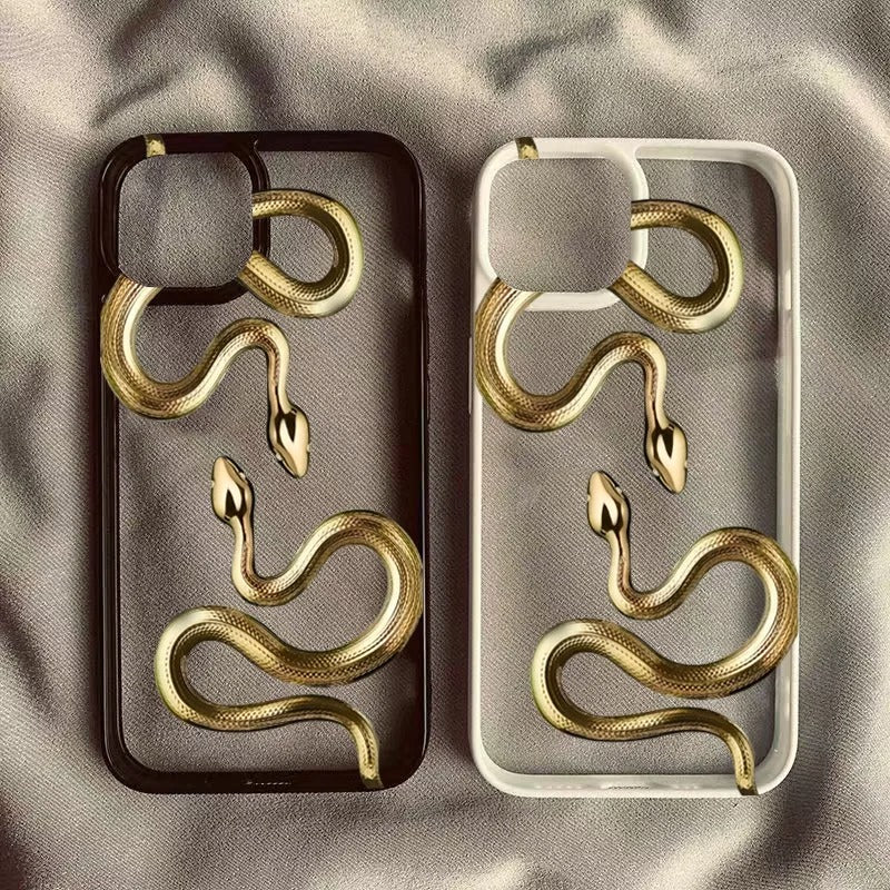 Coque Serpent Or