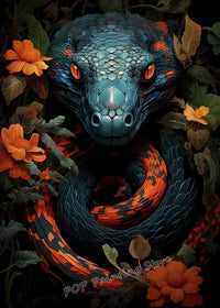 Thumbnail for Affiche Serpent Vintage