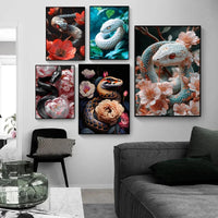 Thumbnail for Tableau Serpent Fleur