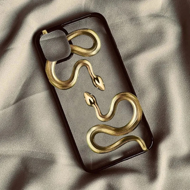 Coque Serpent Or