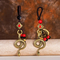 Thumbnail for Porte-clés Serpent Doré