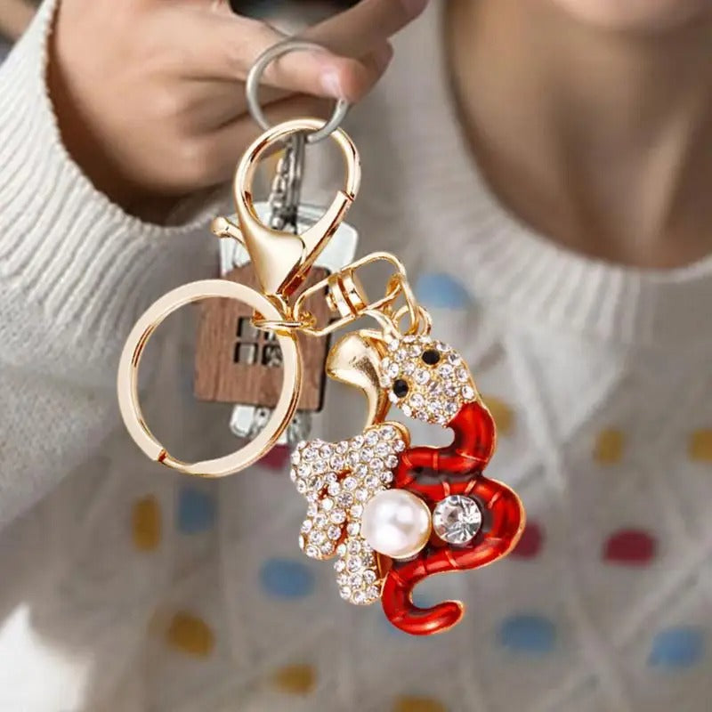 Porte-clés Serpent Porte-Bonheur