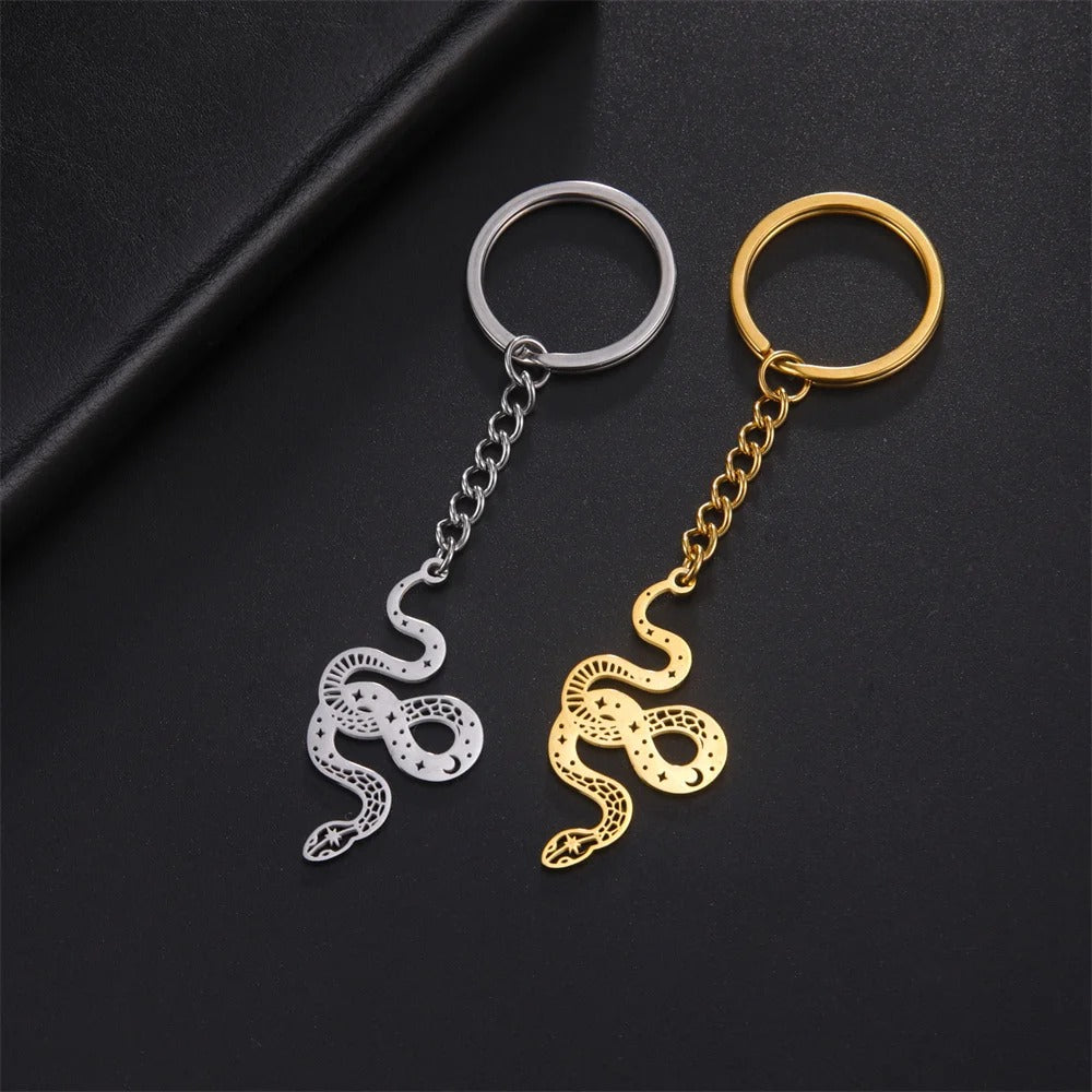 Porte-clés Serpent Métal