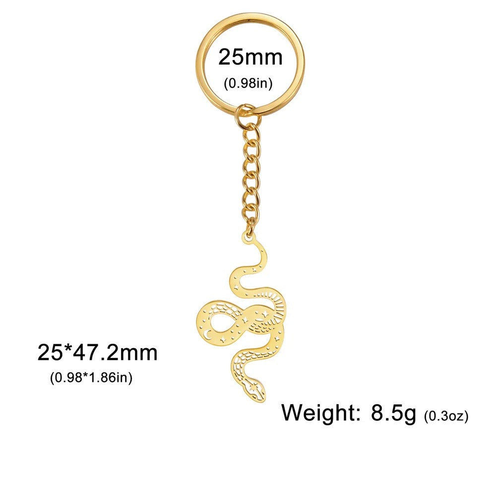 Porte-clés Serpent Métal