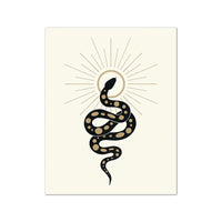Thumbnail for Tableau Serpent Noir et Blanc