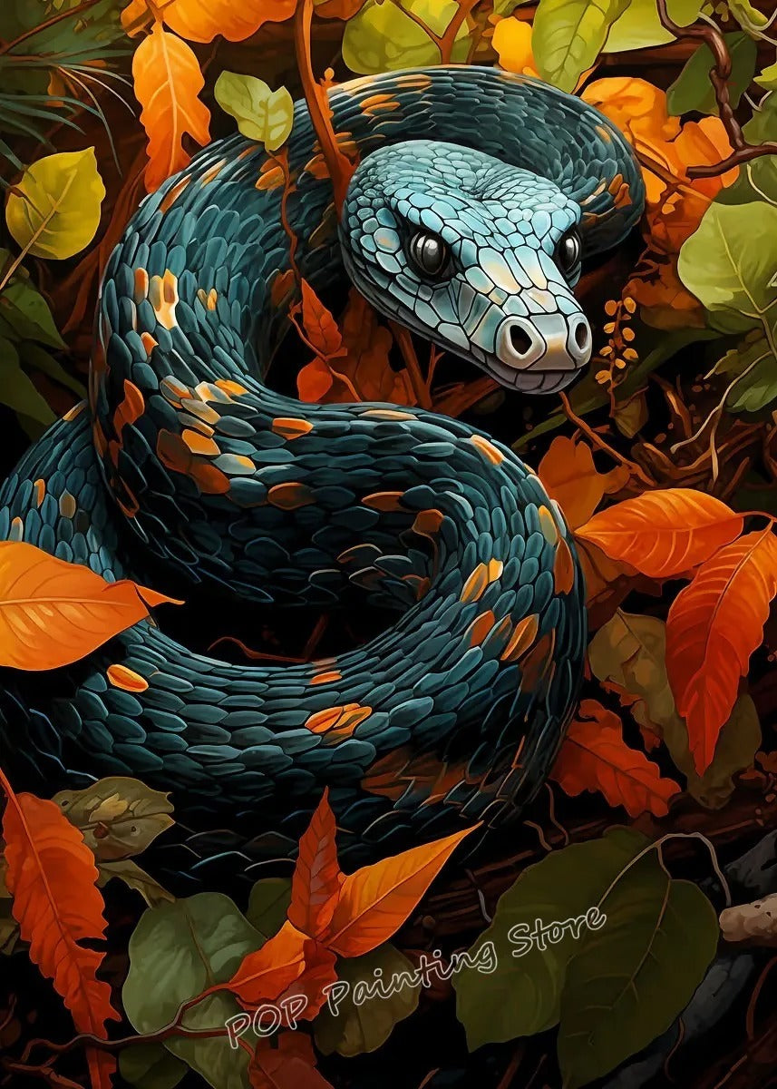 Affiche Serpent Vintage