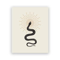 Thumbnail for Tableau Serpent Noir et Blanc