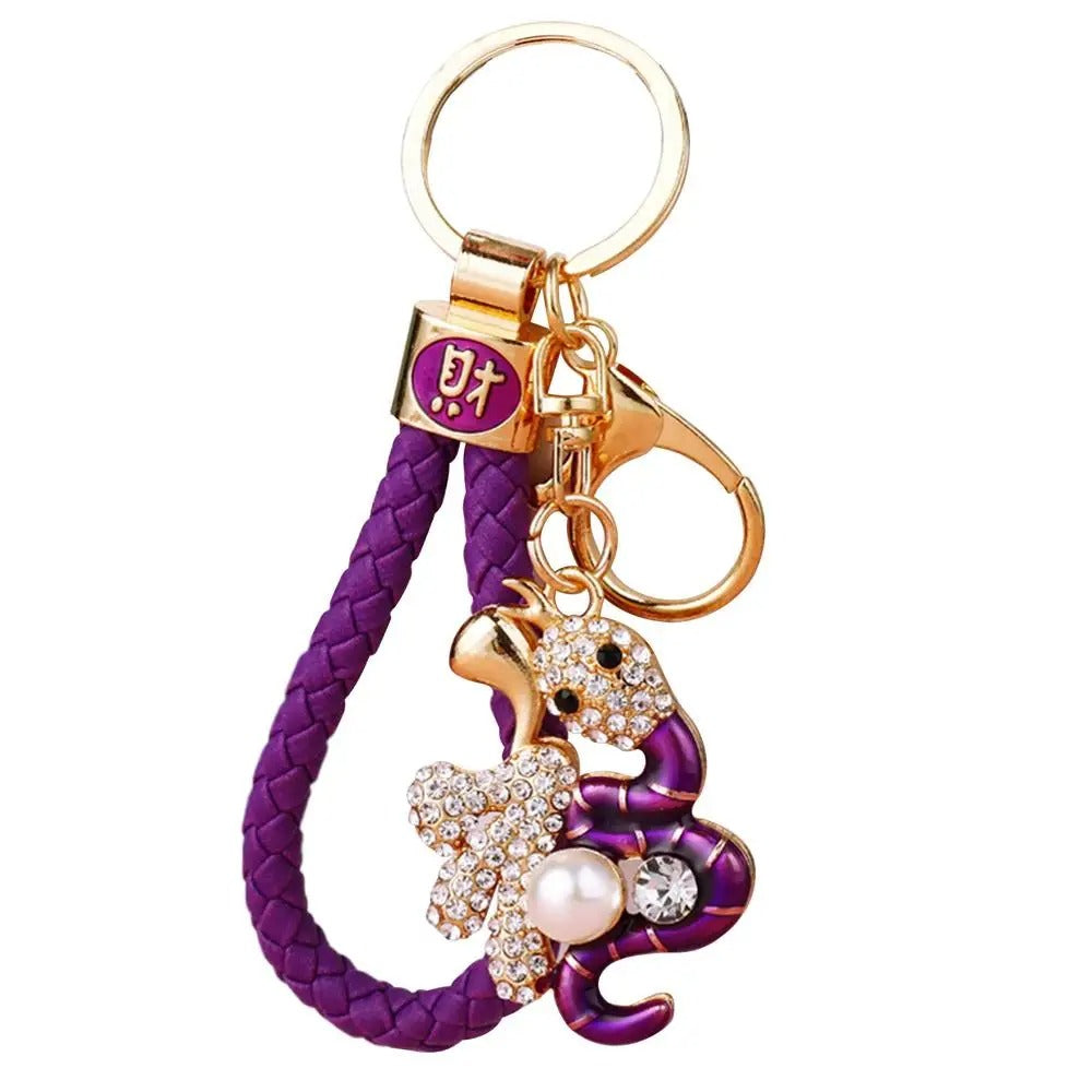 Porte-clés Serpent Porte-Bonheur
